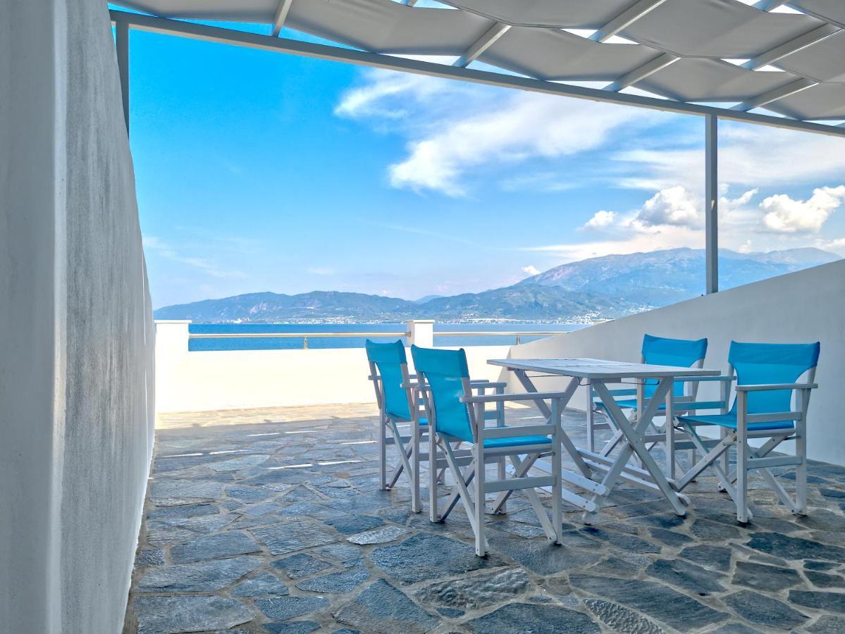Epipleon Luxury Suites -104- Δωμάτιο 35Τμ Με Βεράντα 35Τμ Μπροστά Στη Θάλασσα Nafpaktos エクステリア 写真